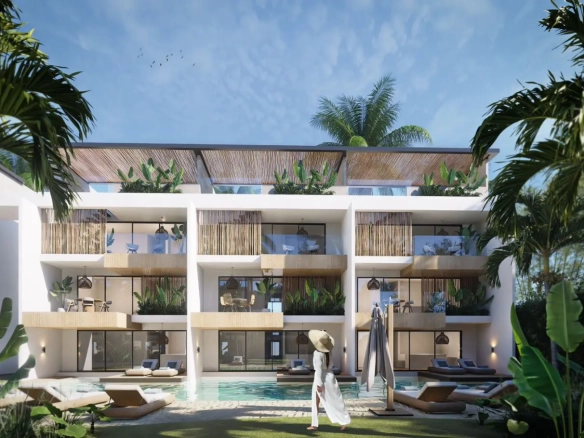 Modern 2-bedroom condo for sale in Habitat Beach Garden Juan Dolio