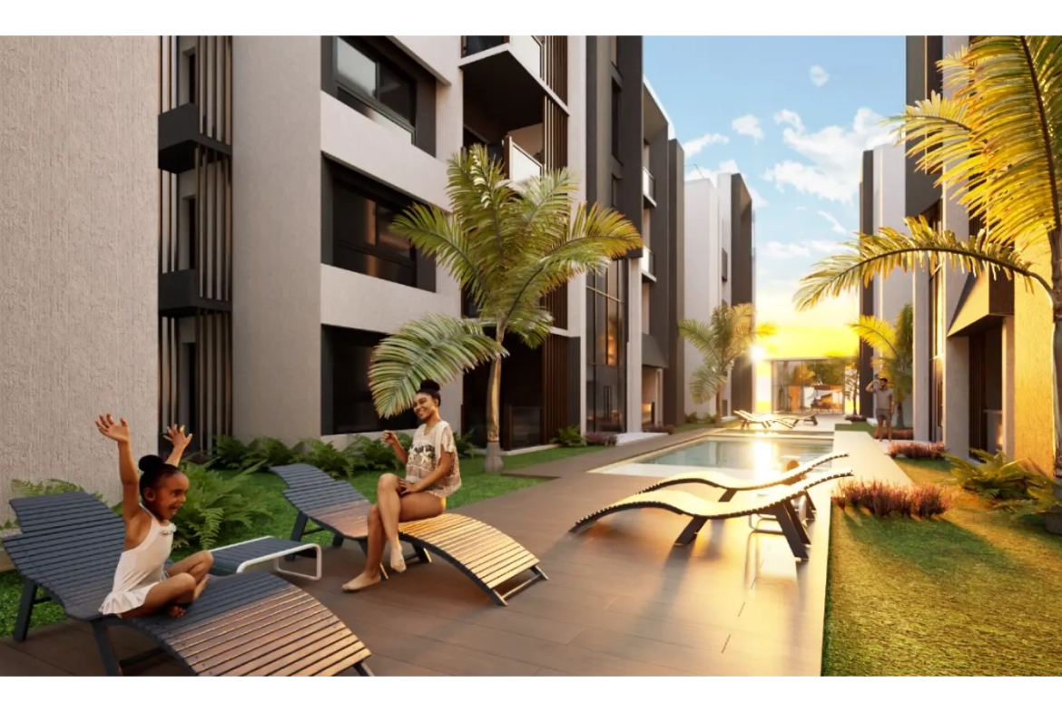 Moderno Apartamento de 1 Dormitorio en Venta en Por Do Sol Residences, Vista Cana, Punta Cana