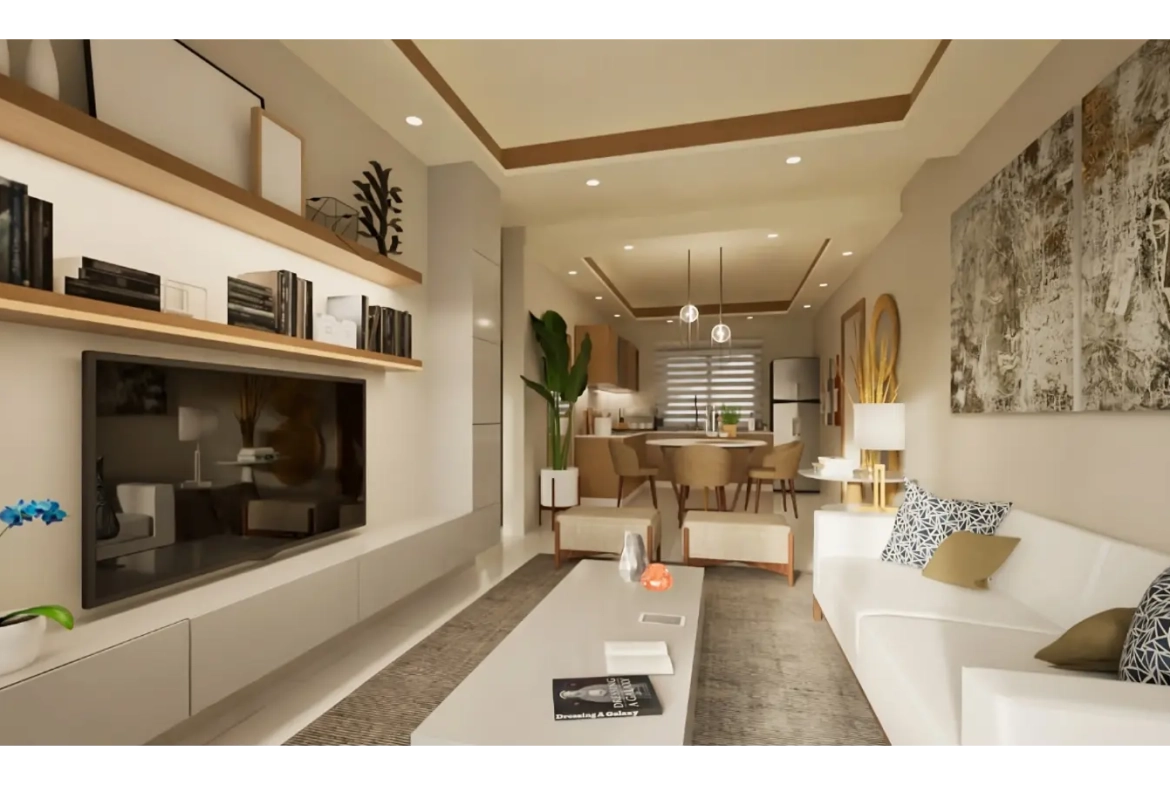 Por Do Sol Residences — Elegante apartamento de 2 habitaciones en venta en Vista Cana, Punta Cana