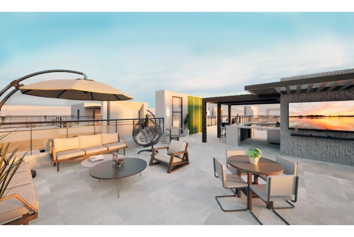 Por Do Sol Residences — Moderno Apartamento de 3 Habitaciones en Venta en Vista Cana, Punta Cana