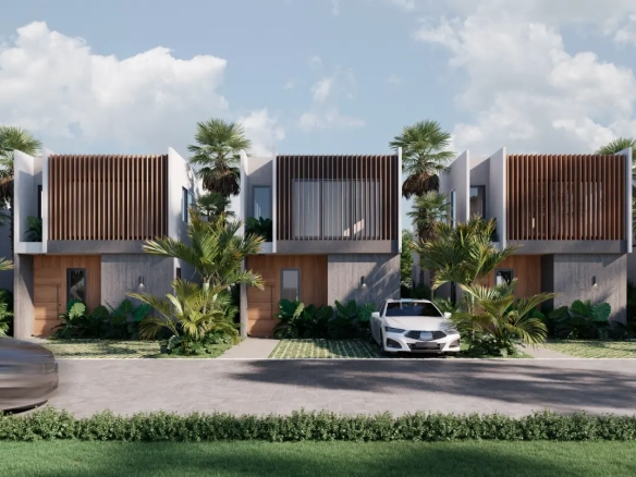 Villa de 2 Habitaciones en Ciudad Central con Patio Privado en Venta en Punta Cana