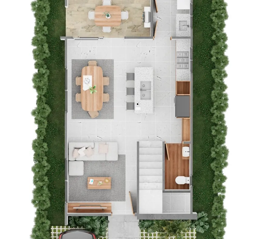 Ciudad Central – Se Vende Lujosa Villa de 3 Habitaciones con Acceso Controlado en Punta Cana