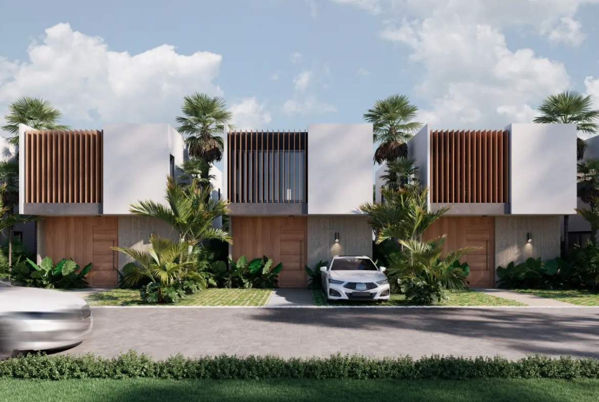 Villa de 3 Habitaciones en Central Town en Venta en Punta Cana con Acceso Controlado