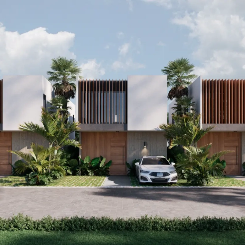 Central Town 3 Bedroom Villa for Sale in Punta Cana with Controlled Access