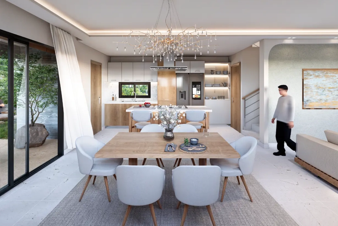 Ciudad Central – Se Vende Lujosa Villa de 3 Habitaciones con Acceso Controlado en Punta Cana