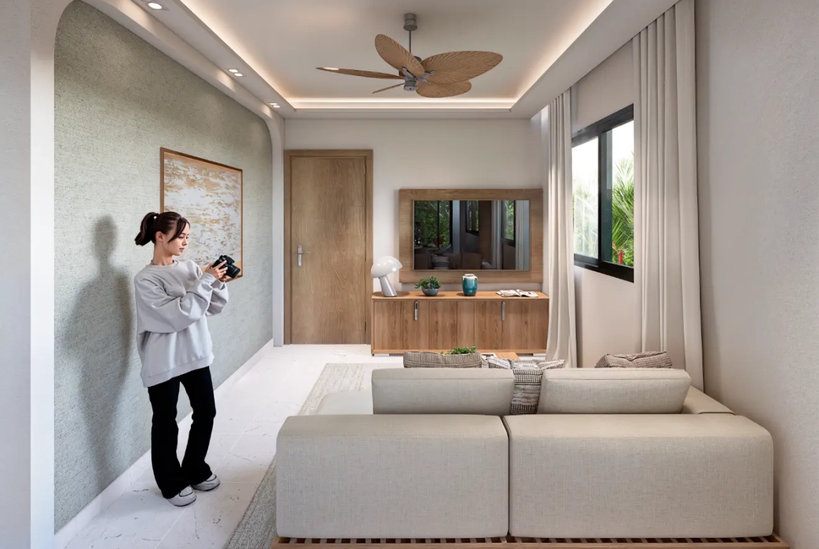 Ciudad Central – Se Vende Lujosa Villa de 3 Habitaciones con Acceso Controlado en Punta Cana