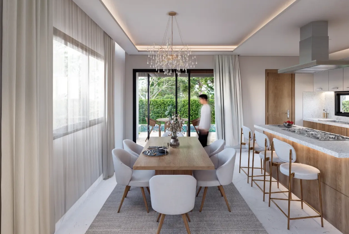 Ciudad Central – Se Vende Lujosa Villa de 3 Habitaciones con Acceso Controlado en Punta Cana
