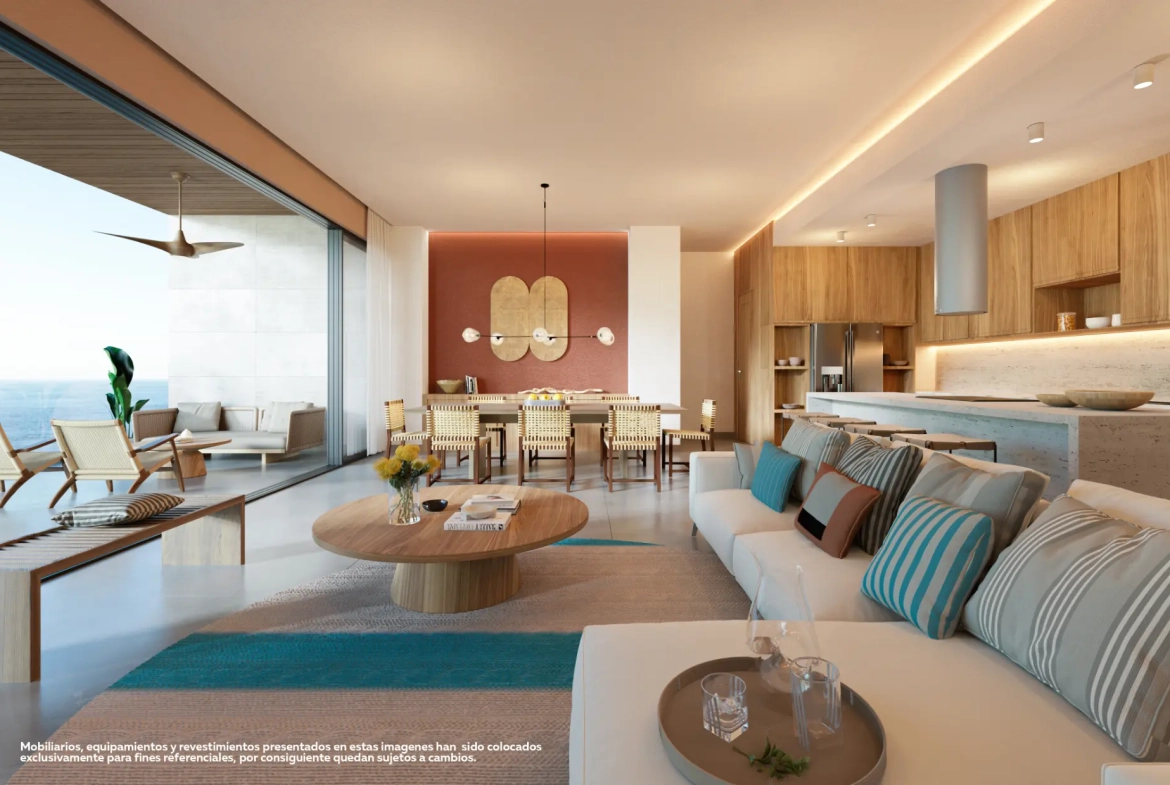 ID , Blue Luxury Residences Three bedroom Apartment for Sale at Marina Cap Cana with Terrace ()