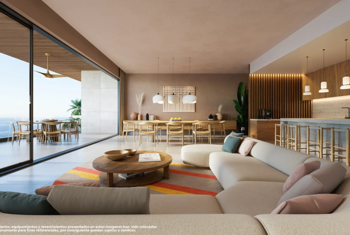 ID , Blue Luxury Residences Three bedroom Apartment for Sale at Marina Cap Cana with Terrace ()
