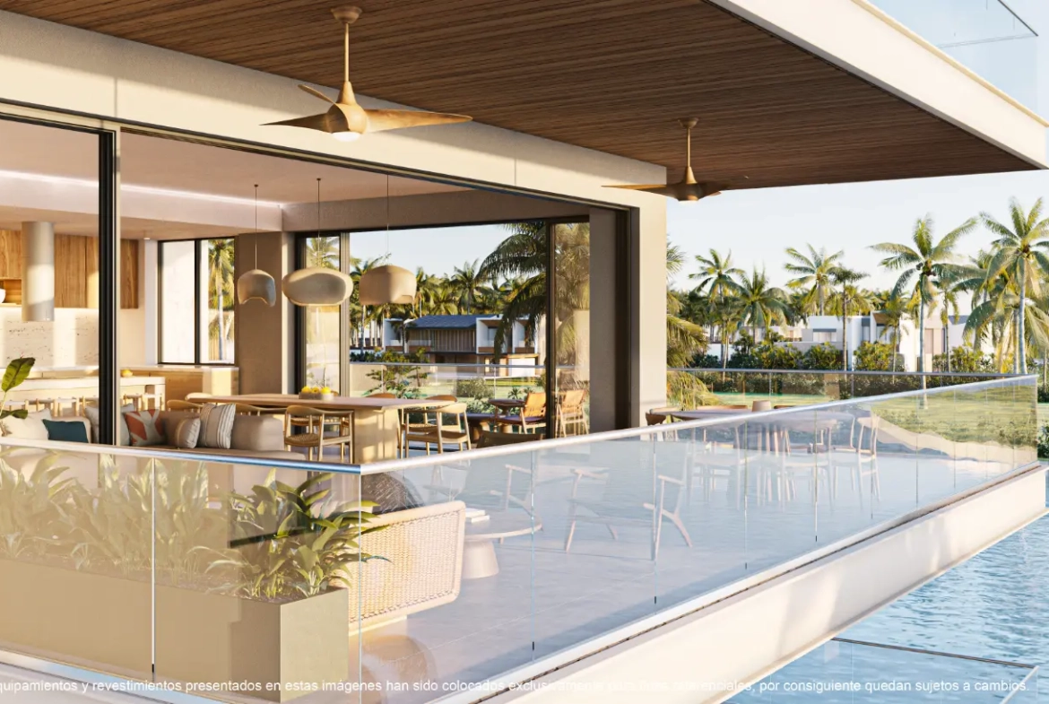 ID , Blue Luxury Residences Three bedroom Apartment for Sale at Marina Cap Cana with Terrace ()