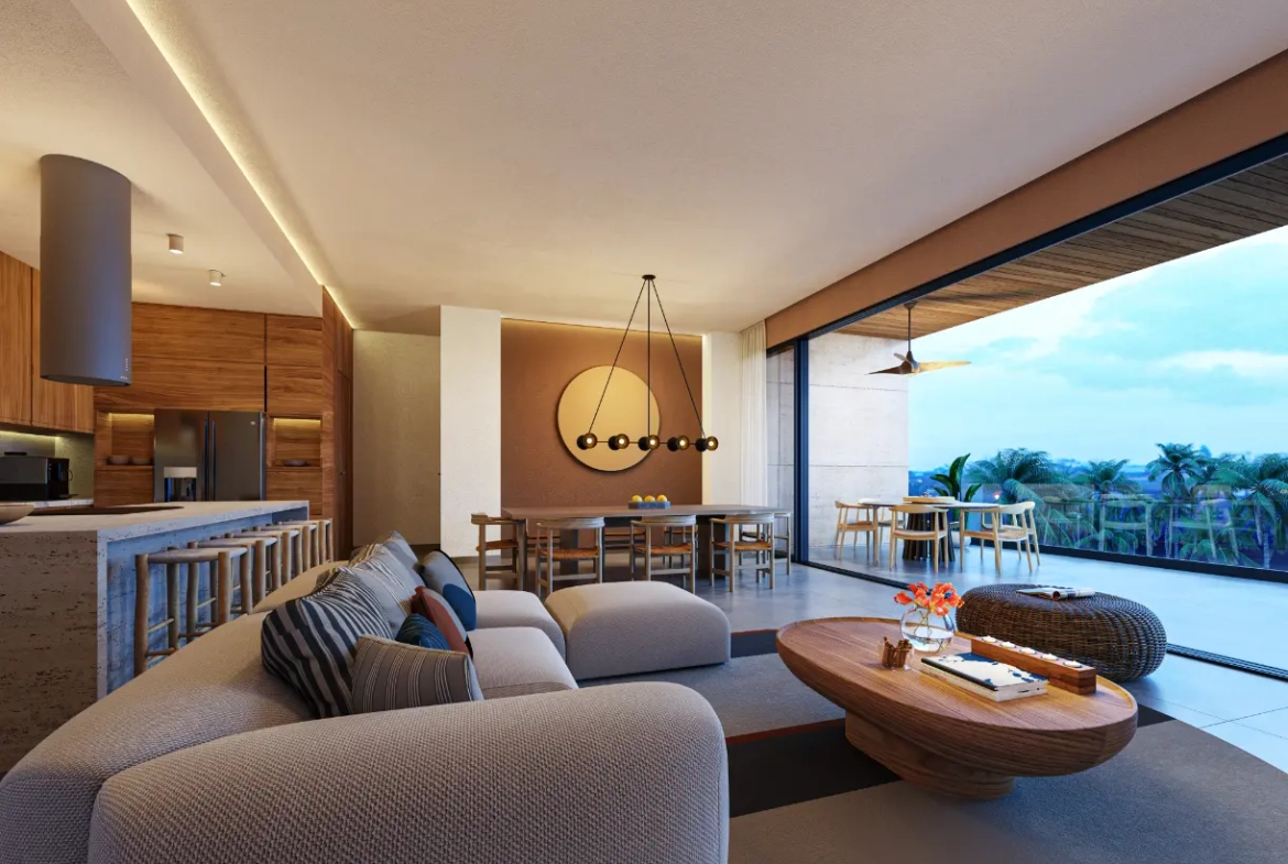 ID , Blue Luxury Residences Three bedroom Apartment for Sale at Marina Cap Cana with Terrace ()