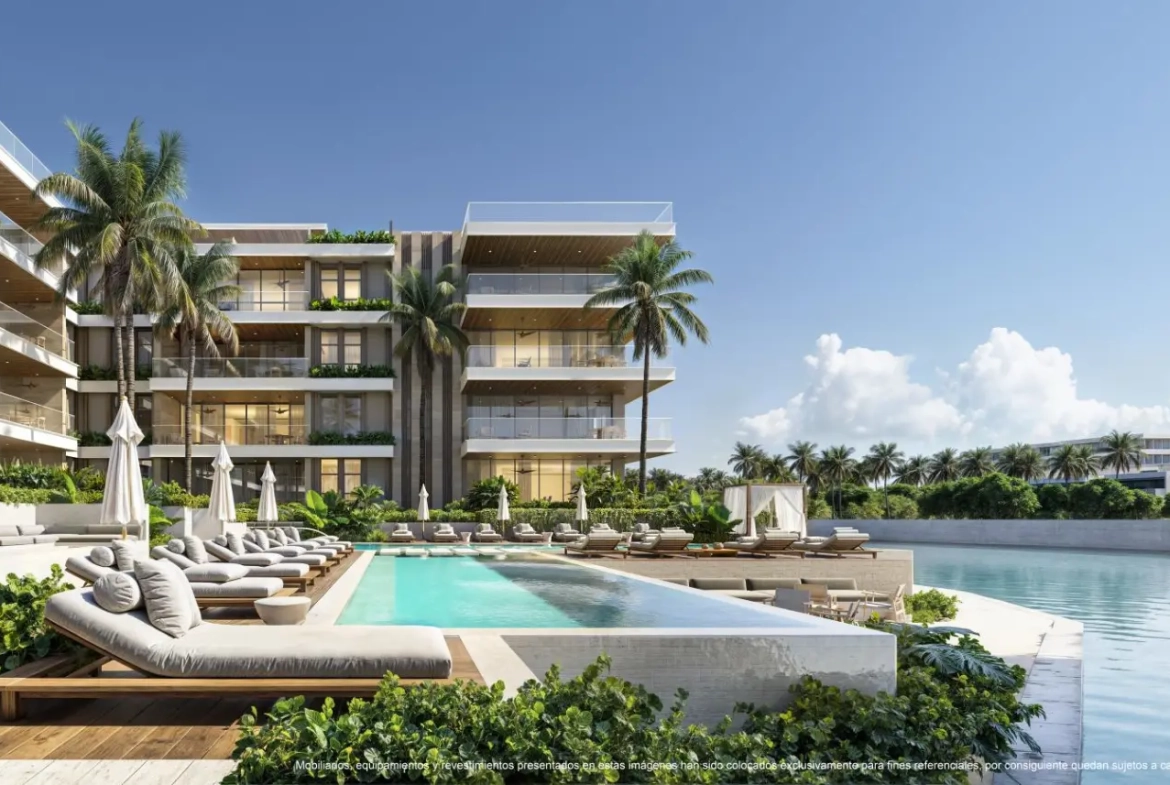 ID , Blue Luxury Residences Three bedroom Apartment for Sale at Marina Cap Cana with Terrace ()