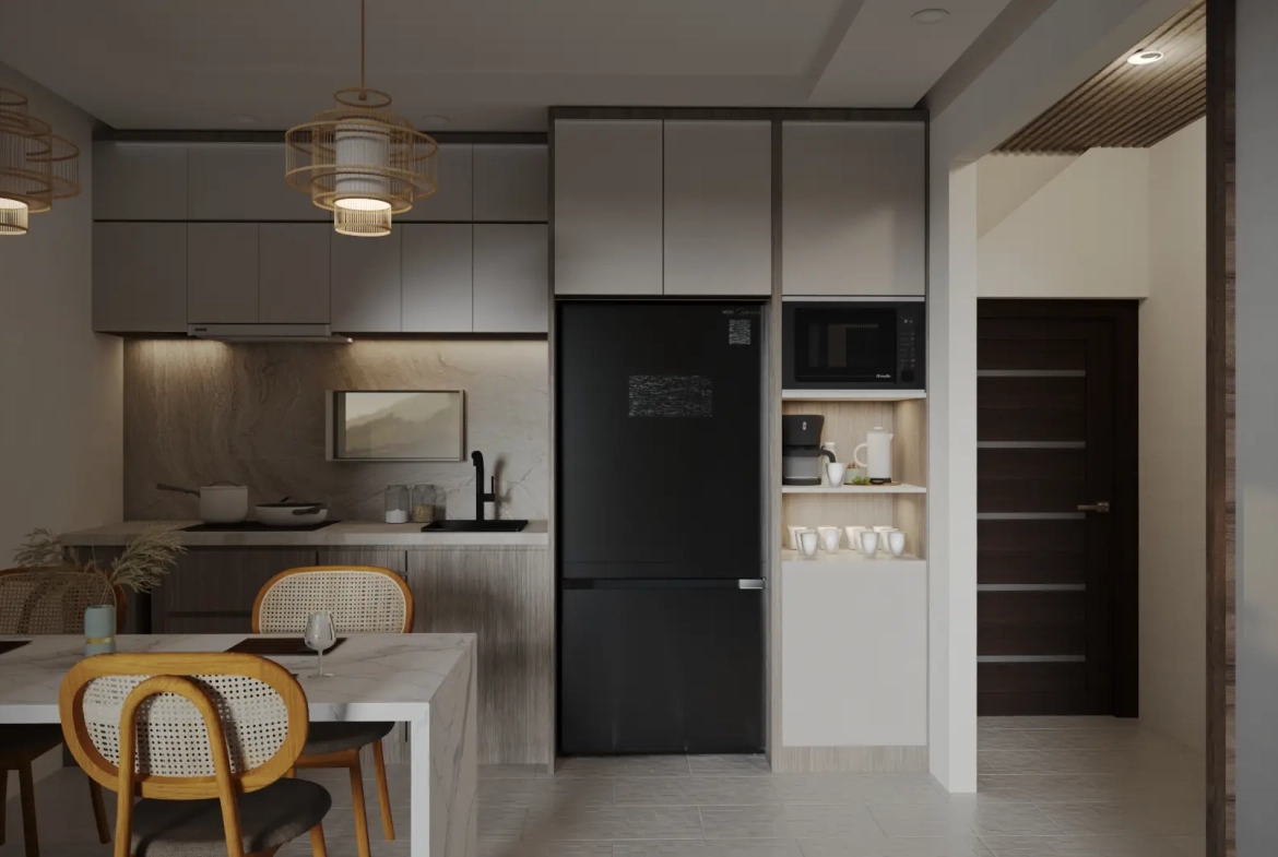 Canafysh Downtown Punta Cana – Se Vende Moderna Suite de 1 Dormitorio con Servicios de Resort
