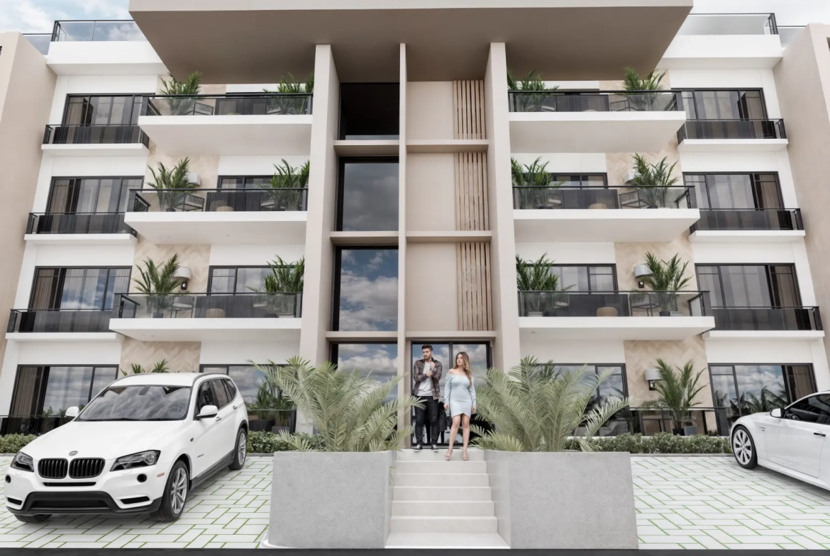 Canafysh Downtown Punta Cana – Se Vende Moderna Suite de 1 Dormitorio con Servicios de Resort