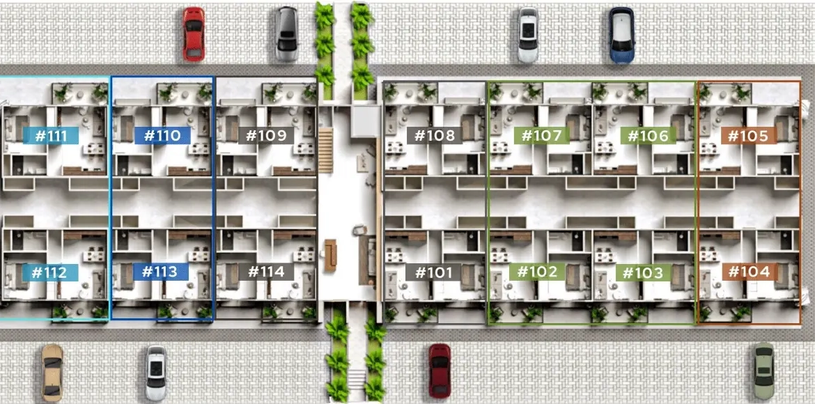 Canafysh Downtown Punta Cana – Se Vende Moderna Suite de 1 Dormitorio con Servicios de Resort