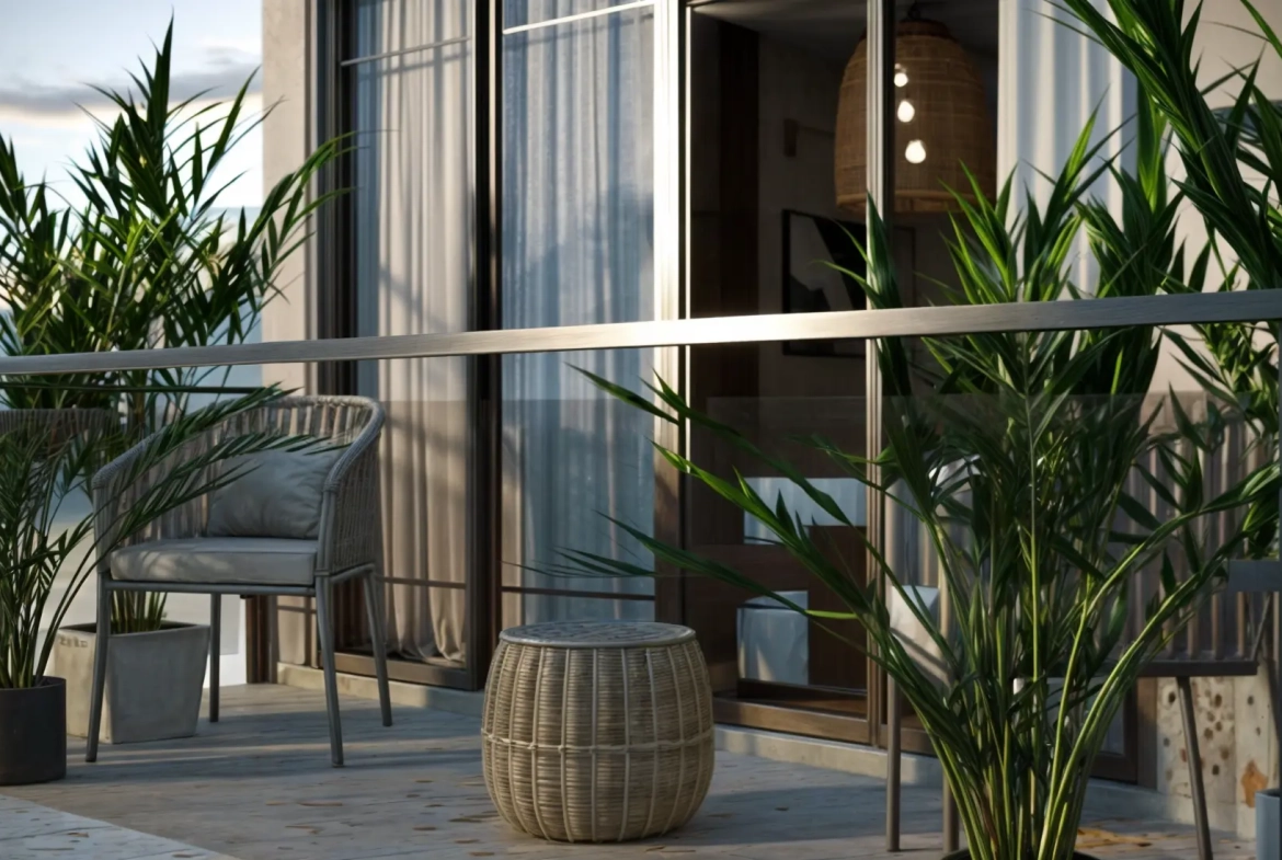 Canafysh Downtown Punta Cana – Se Vende Moderna Suite de 1 Dormitorio con Servicios de Resort