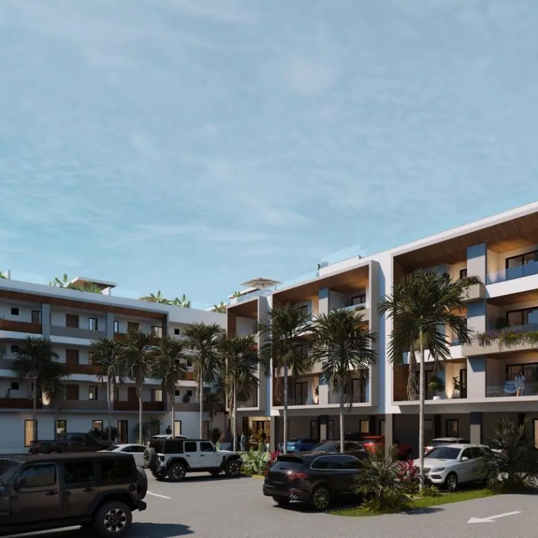 Elegant 2-bedroom apartment near Dominicus Beach at Marea Beach Bayahibe with rooftop infinity pool