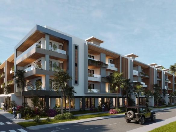 Apartamento de 1 habitación en venta en Marea Beach Residences Bayahibe cerca de la playa Dominicus