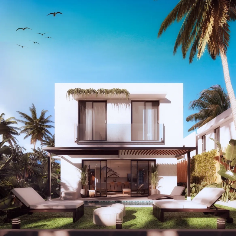 Elegant 3-bedroom villa with private pool for sale in Zayes 2 Residences Vista Cana Punta Cana