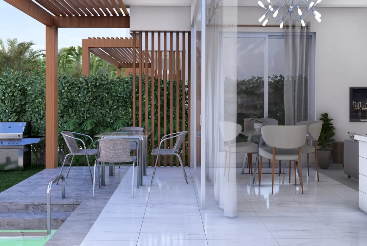 Casa de lujo de 2 plantas y 3 habitaciones en venta: Villa Sole Mio cerca de Playa Macao, Punta Cana