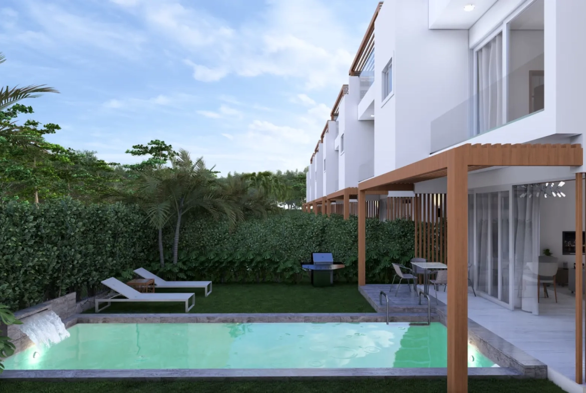Casa de lujo de 2 plantas y 3 habitaciones en venta: Villa Sole Mio cerca de Playa Macao, Punta Cana