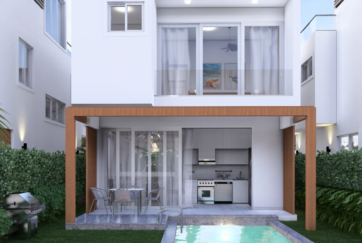 Casa de lujo de 2 plantas y 3 habitaciones en venta: Villa Sole Mio cerca de Playa Macao, Punta Cana