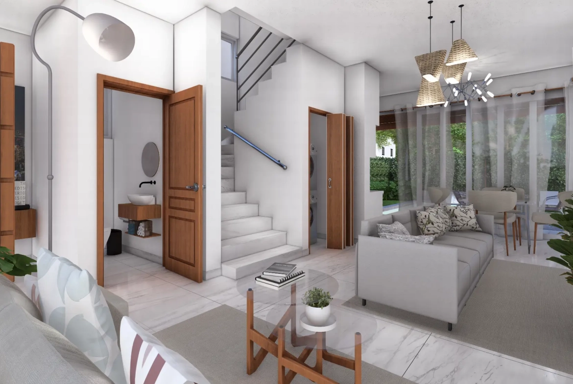 Casa de lujo de 2 plantas y 3 habitaciones en venta: Villa Sole Mio cerca de Playa Macao, Punta Cana