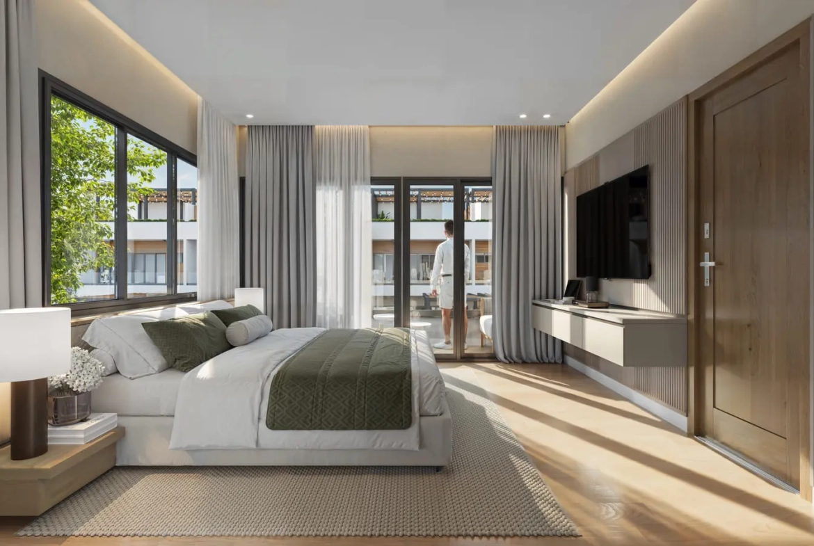 Levata en Vista Cana – Moderna Villa de 2 habitaciones con azotea