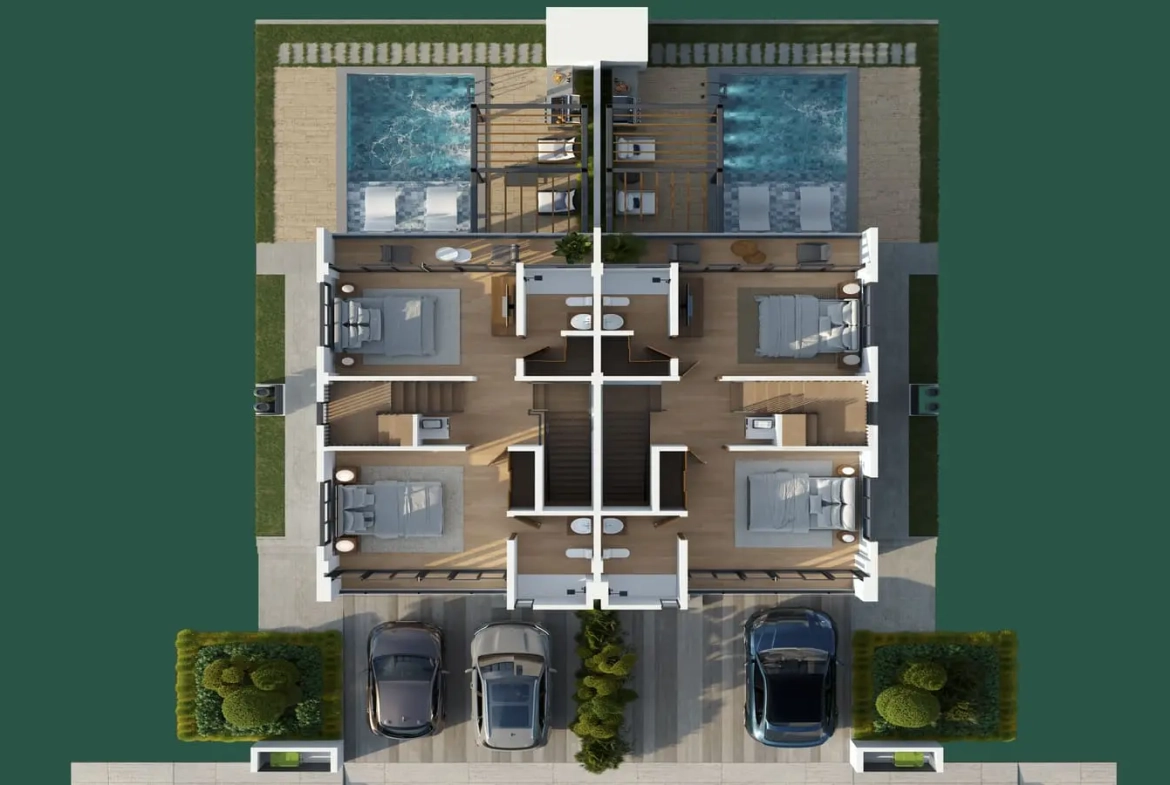Levata en Vista Cana – Moderna Villa de 2 habitaciones con azotea