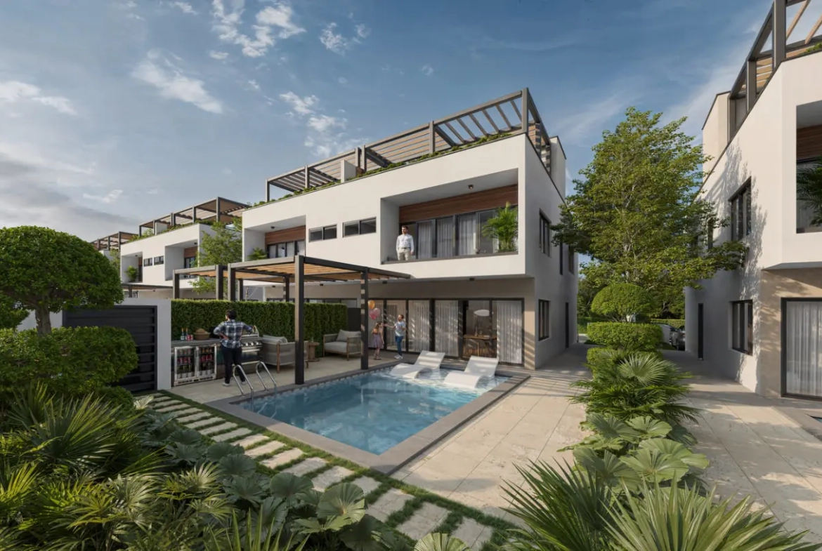 Levata en Vista Cana – Moderna Villa de 2 habitaciones con azotea