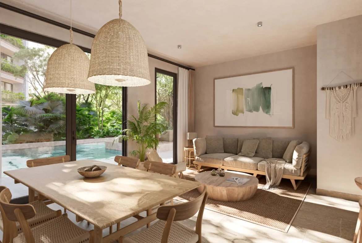 ID Ansaya at Aldea Elegant One Bedroom Penthouse for Sale in Downtown Punta Cana with Private Jacuzzi ()