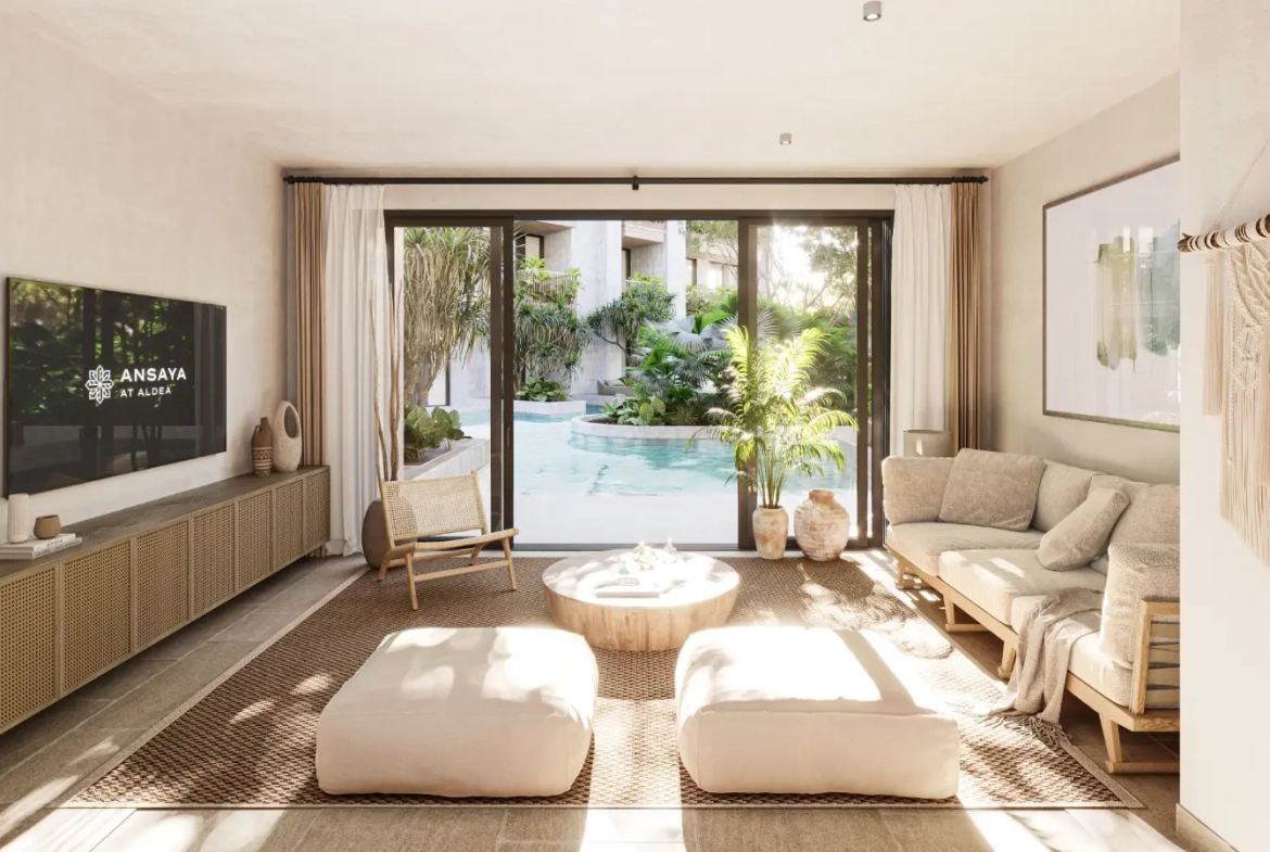 Ansaya en Aldea: Apartamento de un dormitorio con terraza en el centro de Punta Cana