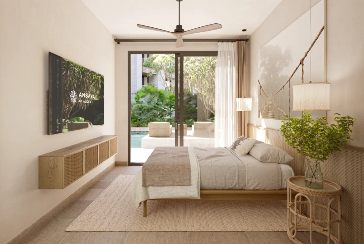 Ansaya en Aldea: Apartamento de un dormitorio con terraza en el centro de Punta Cana