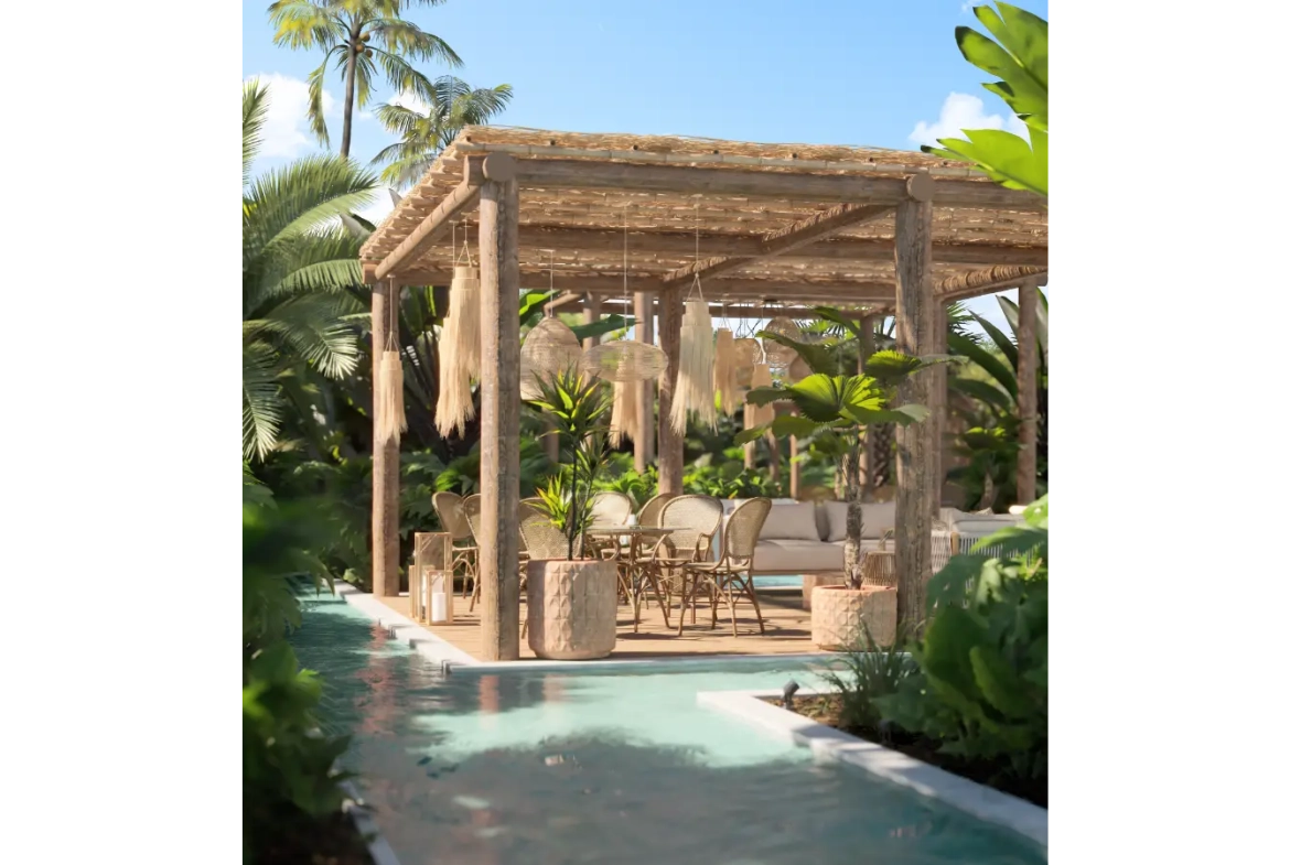 Ansaya at Aldea : Appartement élégant de 2 chambres avec accès au hall dans le centre de Punta Cana