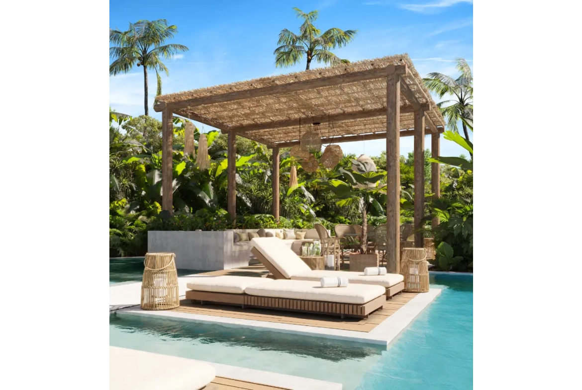 ID Two Bedroom Penthouse at Ansaya Aldea — Downtown Punta Cana Rooftop Retreat with Private Jacuzzi ()