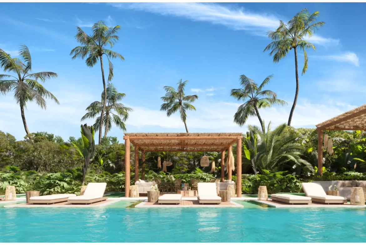 ID Two Bedroom Penthouse at Ansaya Aldea — Downtown Punta Cana Rooftop Retreat with Private Jacuzzi ()
