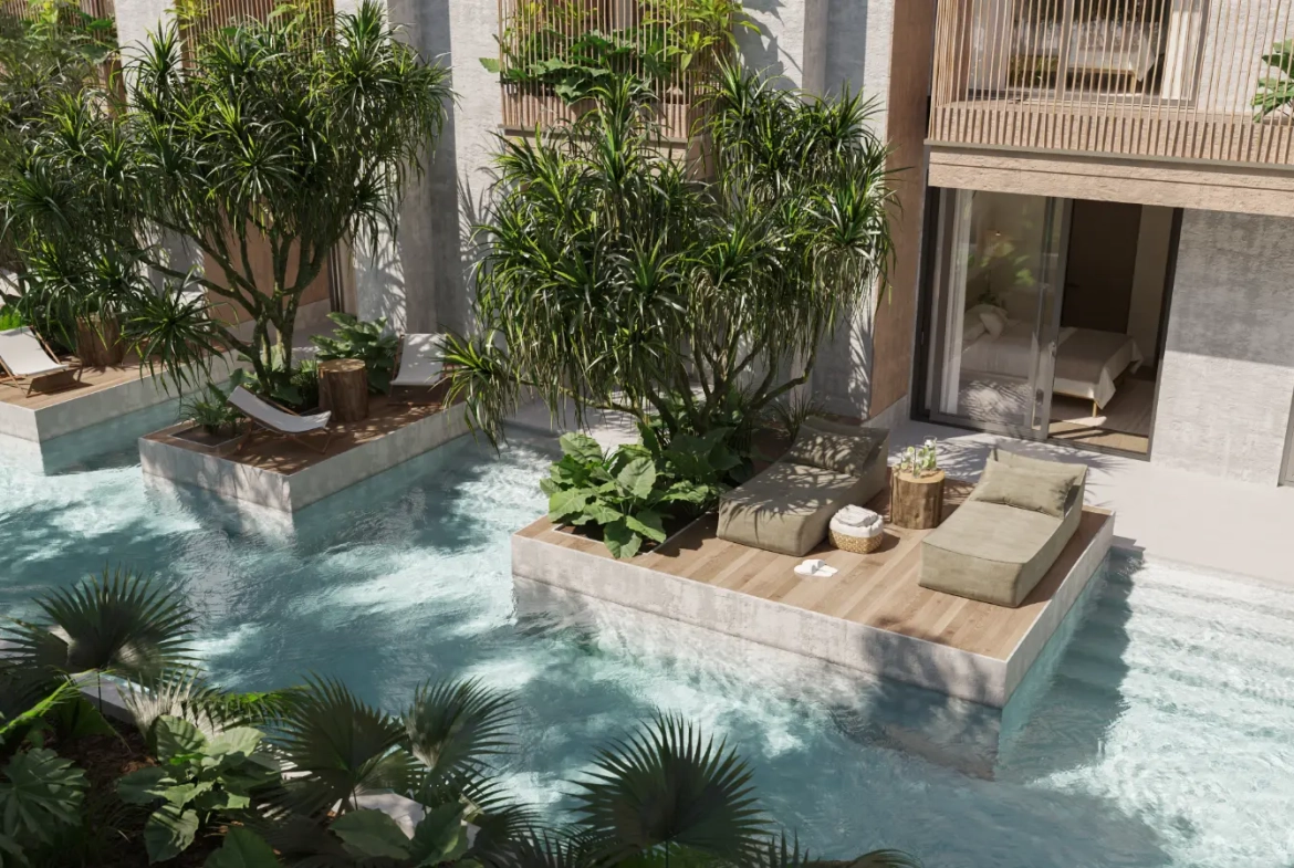 ID Two Bedroom Penthouse at Ansaya Aldea — Downtown Punta Cana Rooftop Retreat with Private Jacuzzi ()