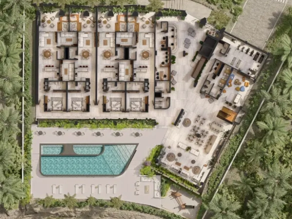Riviera Lakes Cap Cana 2‑bedroom apartment with service room and balcony