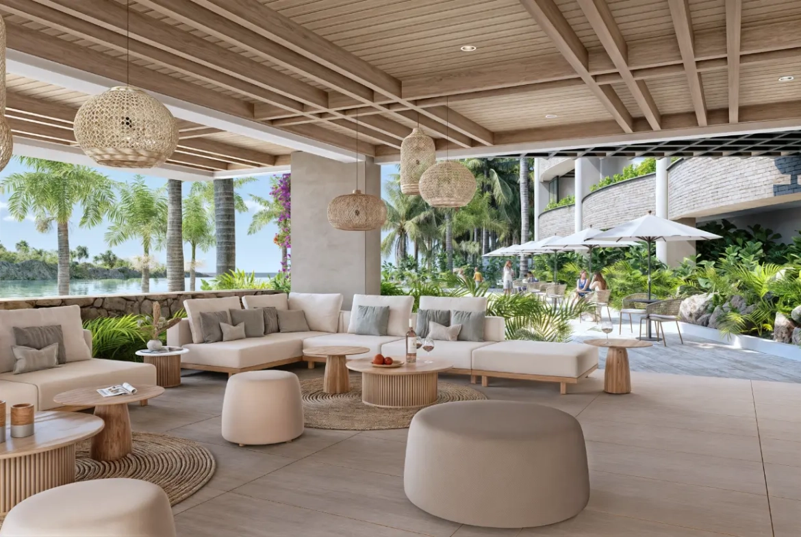 Riviera Lakes Cap Cana: Modern 2‑Bedroom Apartment with Service Room and Balcony