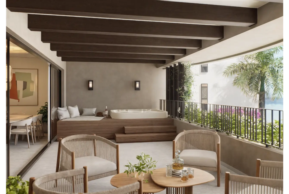 Riviera Lakes Cap Cana: Modern 2‑Bedroom Apartment with Service Room and Balcony