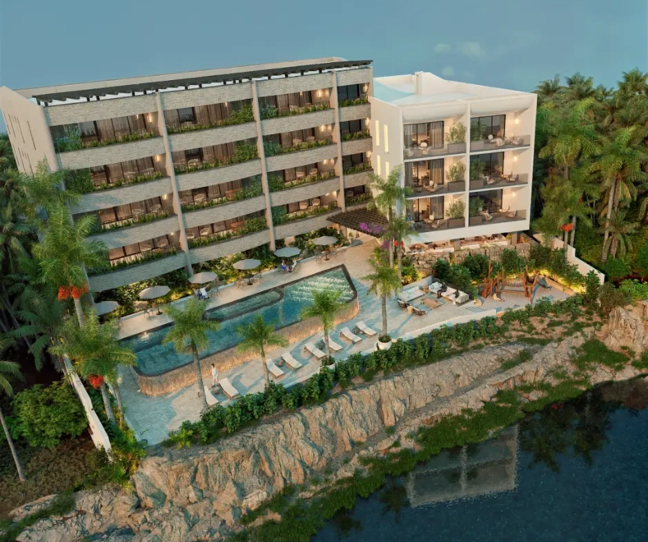 Riviera Lakes Cap Cana 2‑bedroom apartment with service room and balcony