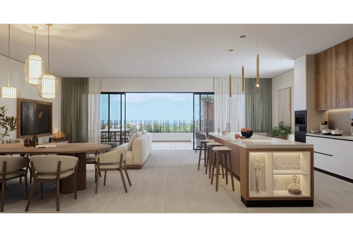 Riviera Lakes Cap Cana: Modern 2‑Bedroom Apartment with Service Room and Balcony