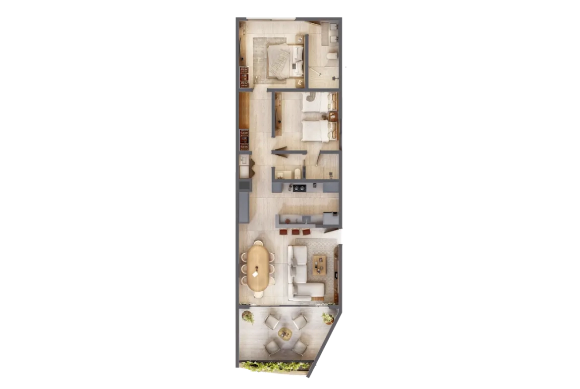 Riviera Lakes Cap Cana: Stylish 2‑Bedroom Apartment in Prime Location