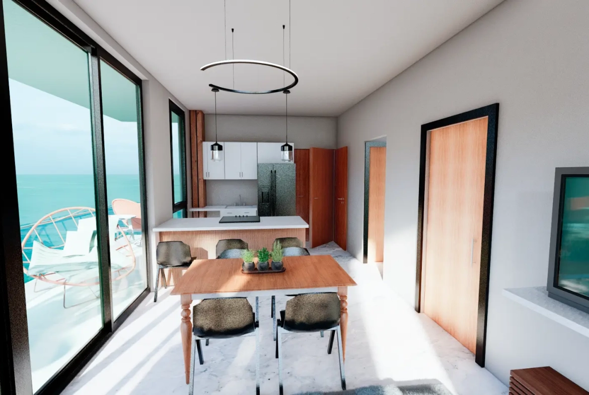 ID 4026 2 Bedroom Ocean View Apartment with Elevators in Vista Marina II Residence Santo Domingo (9)