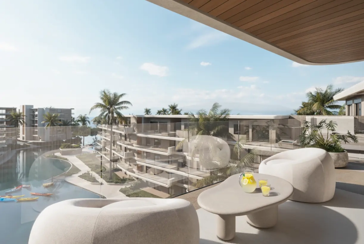 ID 4031 Azul Garden Cap Cana Sophisticated 3 Bedroom Apartment with Family Room Overlooking the Lake and Tropical Gardens (10)