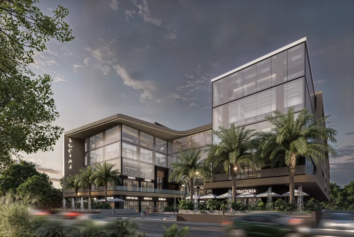 ID 4035 Social Business Center Office for sale with Exterior View in Downtown Punta Cana (2)