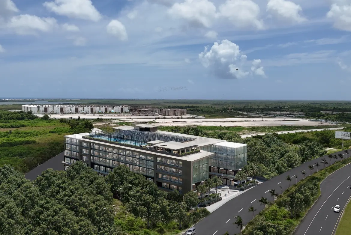 ID 4035 Social Business Center Office for sale with Exterior View in Downtown Punta Cana (30)