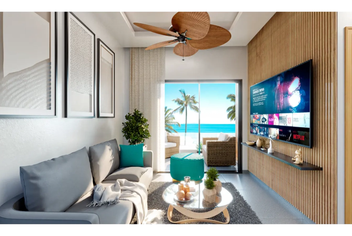 ID 4037 Spacious 2 Bedroom Penthouse for Sale at 7 Palms in Vista Cana with Large Terrace Jacuzzi & Elevator (2)