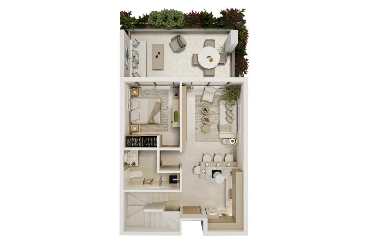ID 4038 Elegant One‑Bedroom Penthouse in Palm Bayahibe Residences — Surrounded by Green Areas (13)