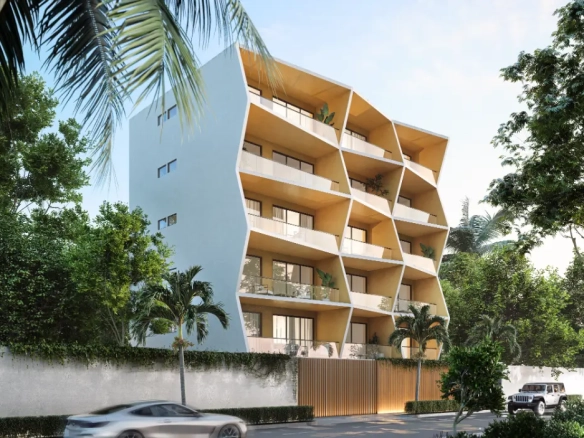 Ocean Pearl Juan Dolio apartment 2 bedroom for sale near the beach with balcony, BBQ area, pool and gym in the Dominican Republic